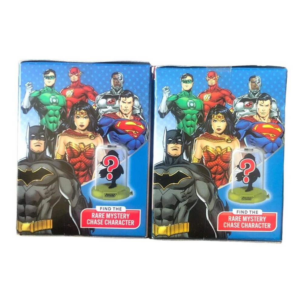 Lot of 2 Domez Collectable Minis - DC Comics Justice League-Series 1- UNOPENED